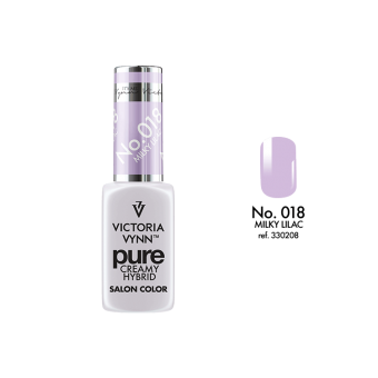 pure creamy hybrid salon color No.018 milky lilac